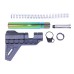AR-15 Micro Breach Pistol Brace Kit – Anodized Tube, Complete Buffer System, ATF Approved – Choose Color