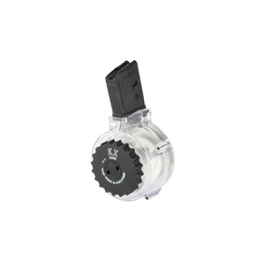 KCI USA 50-Round Drum Magazine for AR-15 – 223 Remington/5.56 NATO, Black