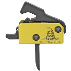 RISE Armament Flat Super Sporting Trigger | "Don't Tread On Me" Edition | Anti-Walk Pins Included