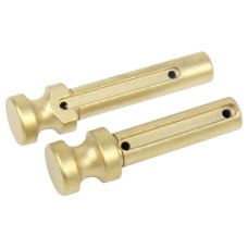 AR-15 5.56 Cal Extended Takedown Pin Set - Front & Rear - Tin Coated