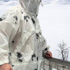 Ukrainian Army Official "Blob" Winter Camouflage Suit – Snow Camo, Jacket & Pants, Original Military Tags, Windproof