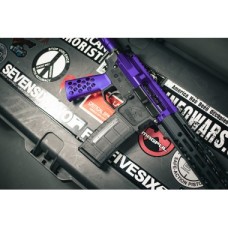 MA-6.5 Grendel Purple Vortex 16" Semi-Auto Rifle – Custom Billet Receiver, Skeleton Stock & Grip