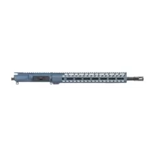 AR-15 5.56 16" Upper Assembly - Blue Titanium Cerakote, M-Lok Handguard, A2 Flash Hider