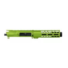 Moriarti 5.5" 9mm 1:10 HBAR Elite Barreled Upper with 7" M-LOK Rail & Flash Can – Zombie Green Cerakote