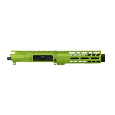 Moriarti 5.5" 9mm 1:10 HBAR Elite Barreled Upper with 7" M-LOK Rail & Flash Can – Zombie Green Cerakote