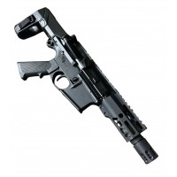 AR-15 300AAC Blackout Moriarti Arms 5" Semi Auto Mini Pistol | Honey Badger PDW Brace | Shroud