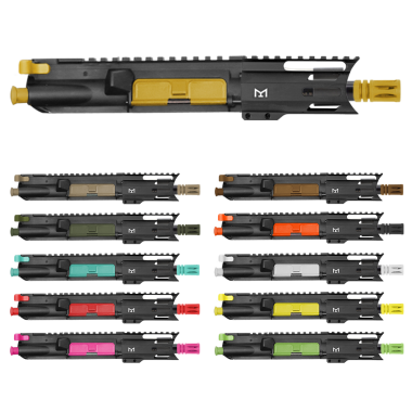 AR-15 5.56 NATO 5″ Pistol Upper Assembly, 4″ M-LOK Handguard, 1:5 Twist, Custom Cerakote Options – Moriarti Arms