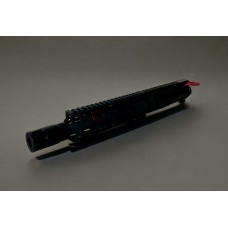 AR-15 300 Blackout 7.5" Patriotic Upper Assembly / Red Accents / Charging Handle / Shroud