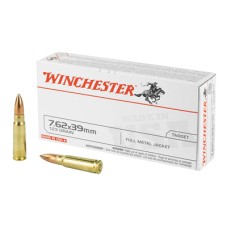 WINCHESTER USA 7.62X39 AMMO 123GR - BOX OF 20 - Q3174