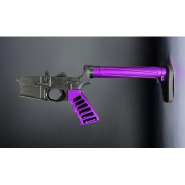 Moriarti Armaments AR-15 Complete Lower Receiver / Skeleton Stock - Multi-Caliber, Choose Color