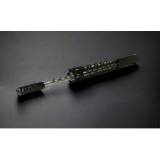 AR-15 5.56/.223 16" Diamond Fluted Upper Assembly | Left Hand | Slick Side Upper Receiver