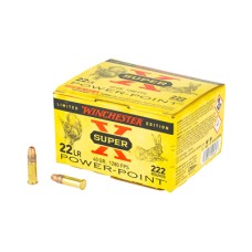 Winchester X22LRPPB 22LR 40gr LHP Super-X Power-Point Ammo - 222rd Box | Rimfire Hunting Ammo