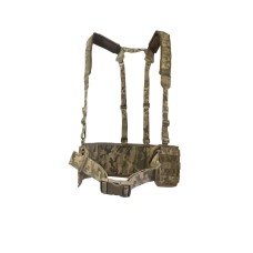 Warrior Belt – BRTZ Tactical Unloading Belt with Shoulder Straps – Pixel Camouflage