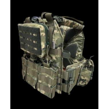 Military Camo Plate Carrier – FAST QRS / MM14 Multicam