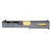 Glock 19 Gen 1-3 Compatible THE COMPETITOR Sniper Grey Complete Slide Kit – Choose Barrel Finish