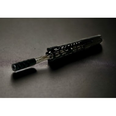 AR-15 300 Blackout 16" Stainless Steel Diamond Fluted Upper Assembly – Left Hand / MLOK Rail