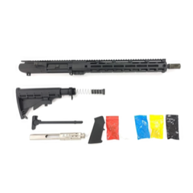 AR-10 .308 16" Tactical Rifle Build Kit with 15" M-LOK Rail & Nickel Boron BCG - DPMS Compatible