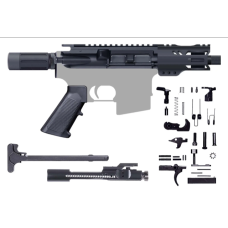 AR-15 .300 Blackout 5" Micro Pistol Kit / 1:7 Twist / Micro Buffer / 4" M-LOK Rail
