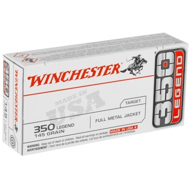 Winchester White Box 350 Legend 145gr FMJ Ammo – 20 Rounds | 020892226203