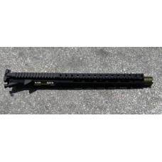 AR-15 5.56/.223 10.5" Mlok Upper Assembly / Green Accents