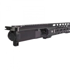 AR-9MM Enhanced 10.5" Pistol Length Upper Assembly with BCG, Charging Handle & American Flag