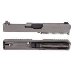 Glock 19 Compatible 9mm Full Pistol Build Kit | No Frame | FDE | RMR Cut Slide | Gen 1-3