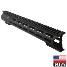 AR-10 .308 15" Free Float Handguard – M-LOK, C-Cut, DPMS Low Profile, Black