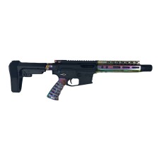 Moriarti Arms MA-45 8.5" Rainbow PVD Anodized .45 ACP Pistol | SBA3 Brace & LRBHO