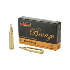 PMC Bronze .223 Remington Ammo – 55 Grain FMJ | 20 Round Box