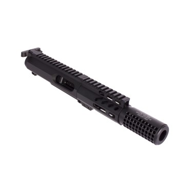 AR-9 5.5" Slick Side Pistol Upper with SOCOM Fake Suppressor, BCG, and Charging Handle