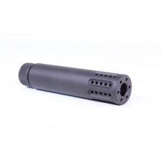 Moriarti AR-15/AR-10 Slip Over Barrel Shroud with Multi-Port Muzzle Brake - 5/8x24 & 1/2x28 TPI