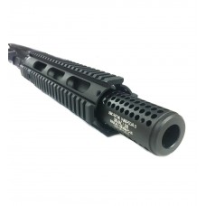 AR-15 300 AAC BLK 10.5" Nitro-Met Quadrail Upper Assembly with Socom Style Brake, Left Hand Ejecting